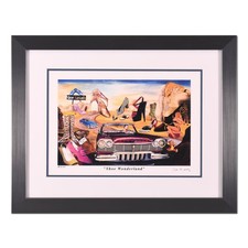 Nelson De La Nuez Shoe Wonderland Framed Artist Proof Hand Signed, LOA