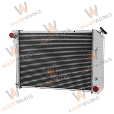 4Row Aluminum Radiator Fit 73-74 Pontiac Ventura/Chevrolet Nova Buick Apollo 23" Foto 1 de 4