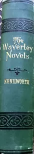 Waverley Novel Kenilworth by Sir Walter Scott HC, VERY GOOD CONDITION (1876) - Picture 1 of 10