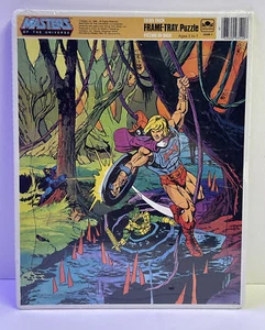 Masters of the Universe He-Man Skeletor 1984 Filmation Vintage Frame-Tray Puzzle - Picture 1 of 4