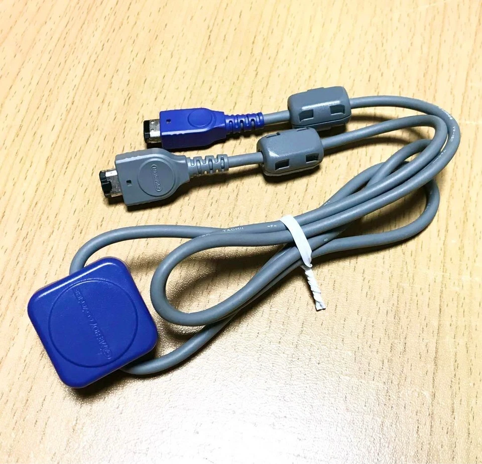 Genuine Nintendo Gameboy Advance Cable Multiplayer AGB-005 GBA Official OEM Link - Image 1 of 4