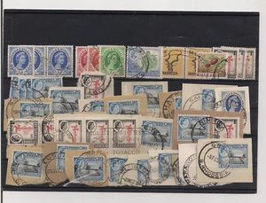 Briefmarken von Rhodesien/ Simbabwe (Afrika) auf Steckkarten, gestempelt. - Bild 1 von 3