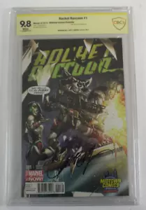 CBCS Graded 9.8 NM-MT Rocket Raccoon #1 Midtown Variant, Signed J Scott Campbell - Picture 1 of 3