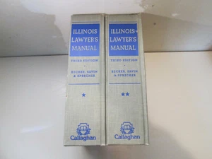 Vintage Illionois Lawyers Manual Law Book - Imagen 1 de 4