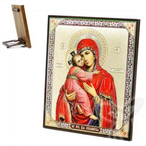 Ikone GM von Wladimir Holz 15x18 Владимирская Богородица икона - Picture 1 of 1