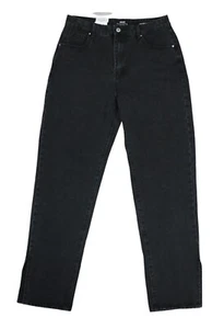 Baumwolle: On gerades Bein geteilter Saum Damen Denim Jeans Größe 8 neu mit Etikett schwarz - Bild 1 von 2
