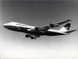 BRITISH AIRWAYS BOEING 747 G-AWNO CITY OF DURHAM VINTAGE AIRLINE PHOTO BA - Picture 1 of 2