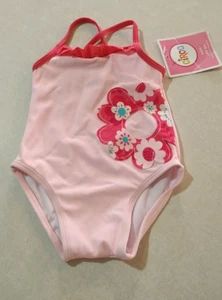 Circo Toddler Girls Pink 1pc swimsuit flower floral Size 12 Months new tag - Picture 1 of 6