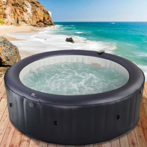 Whirlpool aufblasbar MSpa Carlton 6 Personen In-Outdoor Pool Ø204x70cm 2.Wahl - Bild 1 von 1