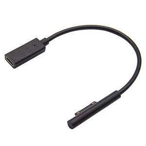 USB Type C DC Magnetic Plug Charging Cable For Microsoft Surface Pro 4 5 6 Go - Picture 1 of 11