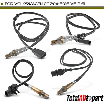 Sensor de oxígeno O2 4 piezas para Volkswagen CC 2011-2016 V6 3,6 L aguas arriba y aguas abajo Foto 1 de 4