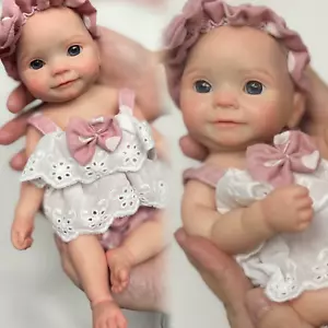 28Cm Cute Maddie Waterproof Reborn Baby Girl with Full Body Silicone Handmade - Picture 1 of 9
