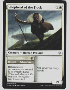 MTG Throne of Eldraine Shepherd of the Flock Foil 028/269 - Picture 1 of 1