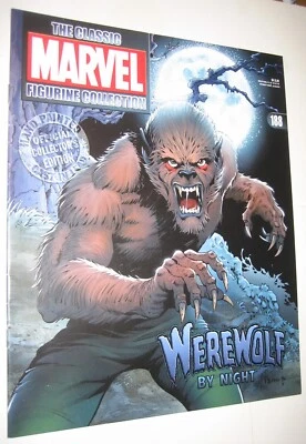 Classic Marvel Figurine Collection Magazine #188 Werewolf By Night Halloween Spe - Image 1 of 4