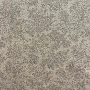 Vintage Toile Faded Grey French Cotton Fabric Double Width Curtains Blinds - Picture 1 of 3