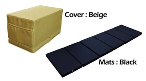 MULTI ALL PURPOSE MAGIC BOX LEG KNEE SUPPORT CUSHION FOLDABLE MATS BEIGE COLOR - Picture 1 of 12