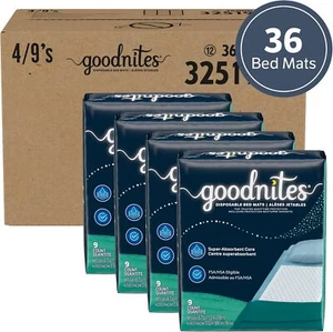 Disposable Bed Pads Bed Mats for Bedwetting, 2.4 X 2.8 Ft, 36 Ct Super Absorbent - Picture 1 of 7