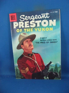 SERGEANT PRESTON OF THE YUKON RCMP F VF DELL PHOTO CVR 1956 - Picture 1 of 2