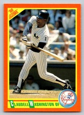 1990 Score Rookie & Traded #45T Claudell Washington