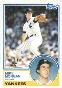 1983 Topps #203 Mike Morgan New York Yankees Baseball - Picture 1 of 2