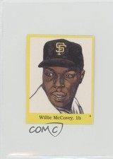 1989 The Official Hall of Fame Fun & Fact Sticker Book Stickers Willie McCovey