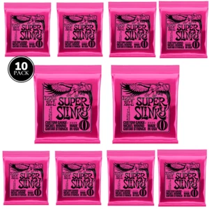 10 SETS Ernie Ball Electric Guitar Strings Super Slinky 9-42 Nickel Wound 2223 - Picture 1 of 10