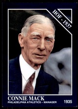 CONLON TSN COLOR INSERTS CONNIE MACK PHILADELPHIA ATHLETICS #14