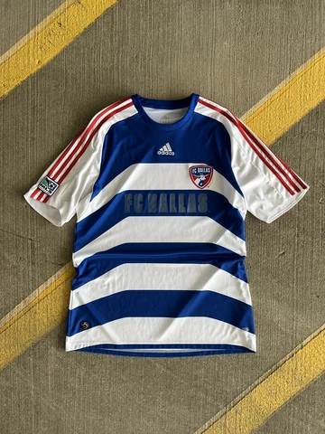 Vintage FC Dallas 2000s Adidas Soccer Jersey MLS Cover