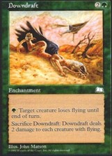 4x Downdraft MTG Weatherlight NM Magic Regular