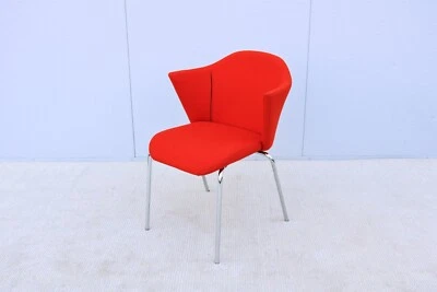 EOOS moderno contemporáneo para silla de invitados roja apilable Coalesse Capa Foto 1 de 4