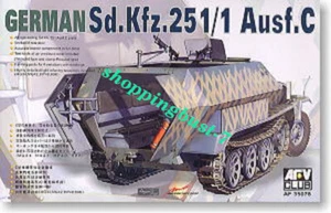 AFV Club AF35078 1/35 GERMAN Sd.Kfz.251/1 Ausf.C Half-track armored transport - Picture 1 of 7