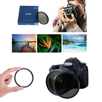 Zomei 49mm ABS Optical Glass MC CPL Ultra Slim Circular Filter For DSLR Lens  - Image 1 of 4