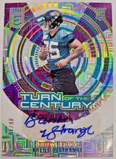 2023 Donruss Elite Turn of The Century Auto #TC-BST Brenton Stange JAGUARS /10