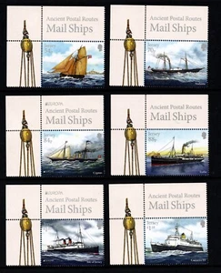 JERSEY EUROPA 2020 ANTIGUAS RUTAS POSTALES CORREO JUEGO DE 6 montadas sin montar o nunca montadas - Imagen 1 de 1