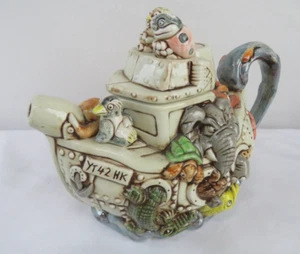 Harmony Kingdom ARK Teapot YT42HK Ceramic Limited Edition 1464/4850 - Picture 1 of 6