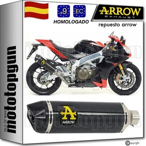ARROW TUBO ESCAPE HOMOLOGADO RACE-TECH CARBONO C APRILIA RSV4 RSV-4 2012 12 - Imagen 1 de 5
