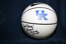 JACK GOOSE GIVENS AUTOGRAPHED NIKE BASKETBALL KENTUCKY WILDCATS "78 NCAA CHAMPS"