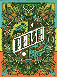 Phish Print Poster Pine Knob Clarkston Michigan Delicious Design League Print