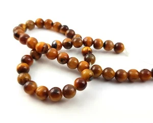Occhi di tigre perle sfera marrone 6 mm 60 pezzi SERAJOSY   - Foto 1 di 1