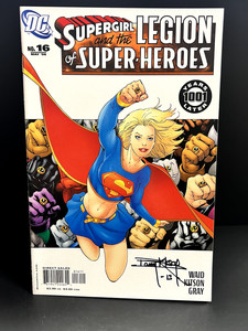 DC Comics: Supergirl and The Legion of Super-Heroes #16 Signed Cover
