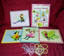 eeBOO Corporation Fairies of The Field Lacing Cards Complete 2006 Ages 3+