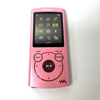 Sony NW-S765 Walkman 16GB Pink MP3 Digital Media Player Tested Japan Japanese UI - Image 1 of 4
