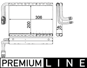 Mahle Premium Line Evaporator OEM Quality [AE92000P] US - Bild 1 von 12
