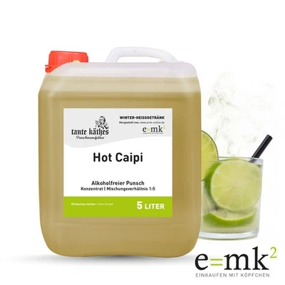 Winter Punch Hot Caipirinha for Hot Cocktails - Alcohol Free - 5L Canister - Image 1 of 4
