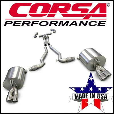 Corsa Sport 2.5" Dual Cat-Back Exhaust System fits 2008-2009 Pontiac G8 GT/GXP - Image 1 of 2