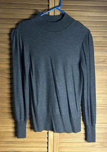 Suéter Pullover Rachel Zoe Para Mujer Gris Medio Cuello Simulado - Imagen 1 de 7