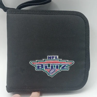 NFL Blitz Carrying Case Holds 12 CD Game Discs Football ALS Industries Travel - Image 1 of 4