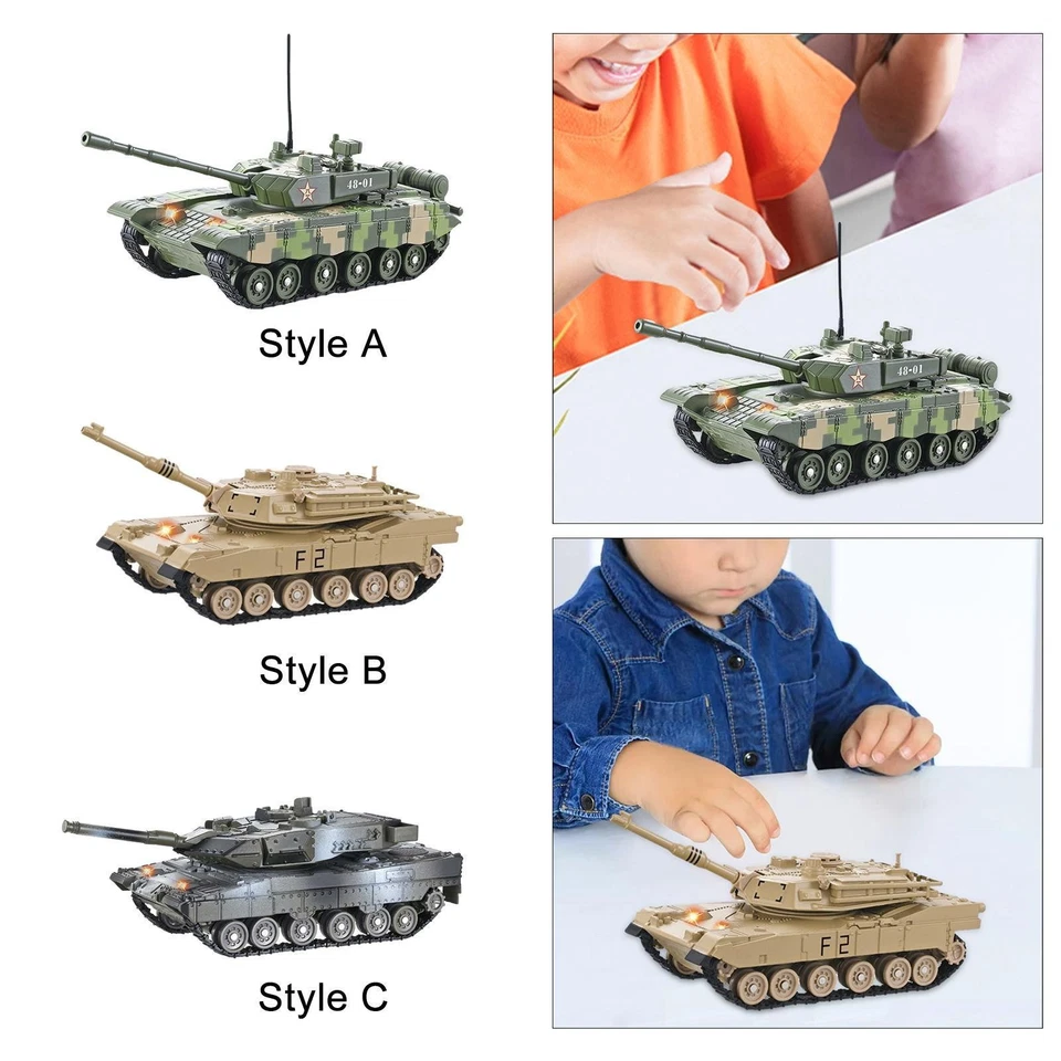 Decorazione da scrivania modello carro armato in lega 1/48, ornamento giocattolo - Immagine 1 di 1