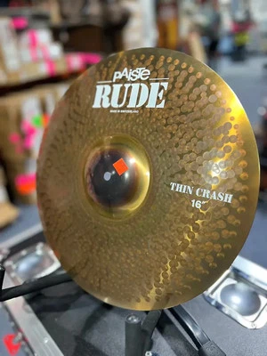 Paiste RUDE 16" Thin Crash 2025 - Tradicional / Crudo / Nuevo / Envío Gratis Foto 1 de 4