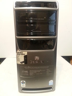 Gateway GT5468 Mt Desktop Intel 4 core 2.4, 4Gig, 160HDD, Windows 7 - Image 1 of 4